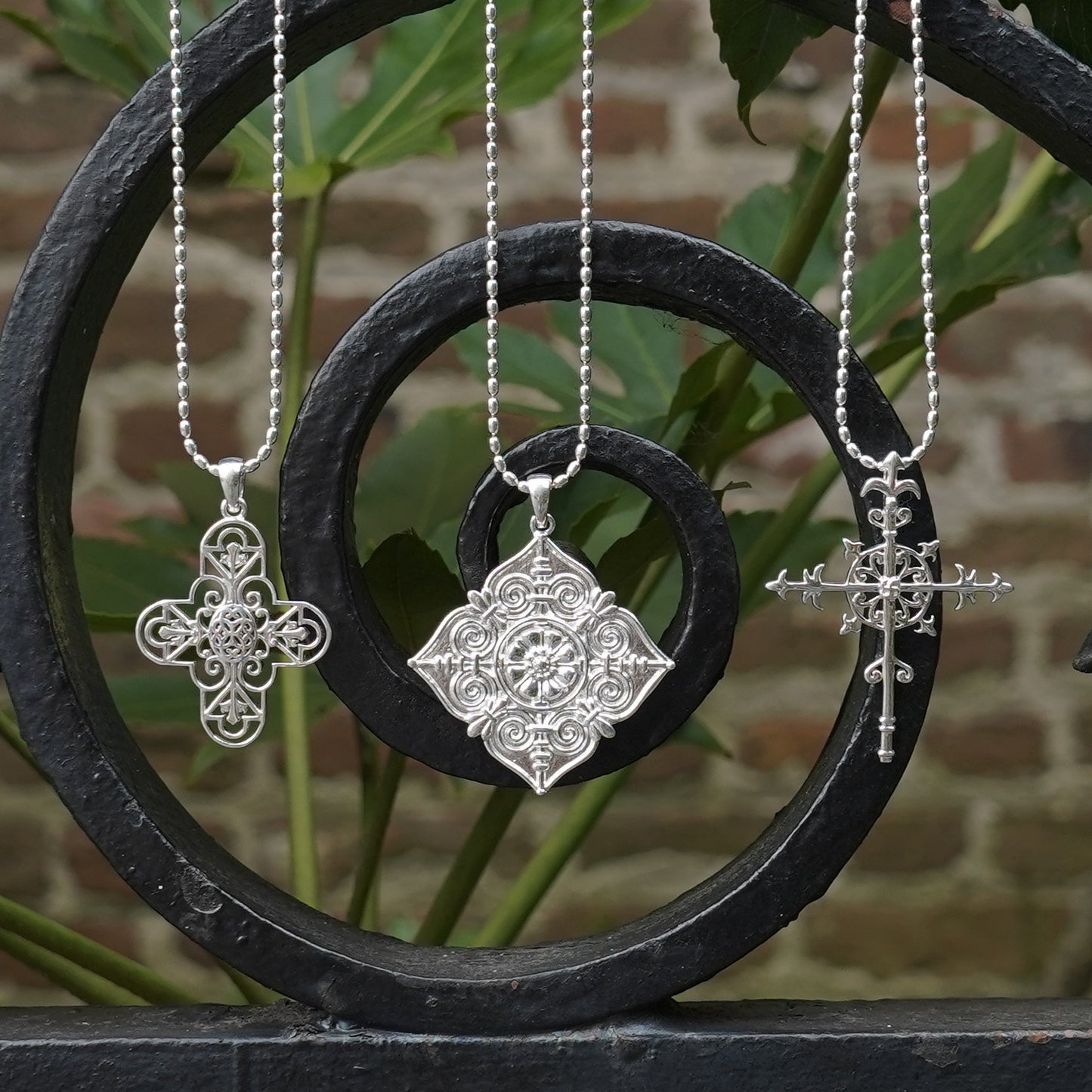 Southern Gates® Iris Cross Pendant