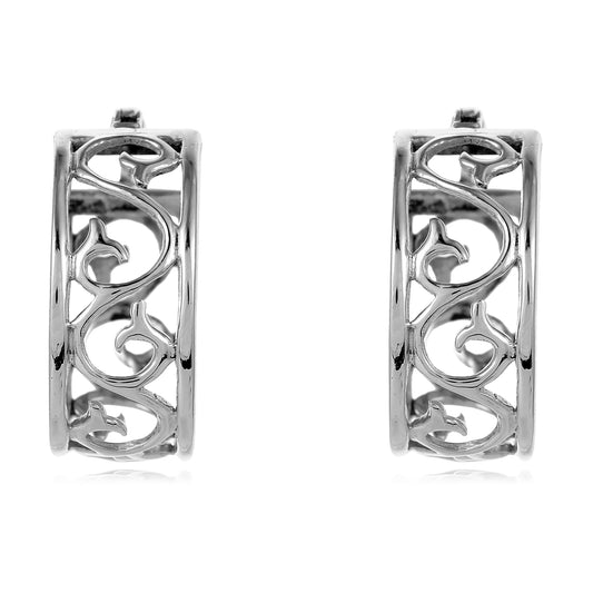 Southern Gates® Scroll Hoop Earrings