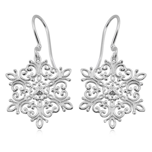 Southern Gates® Pointed Snowflake Earrings