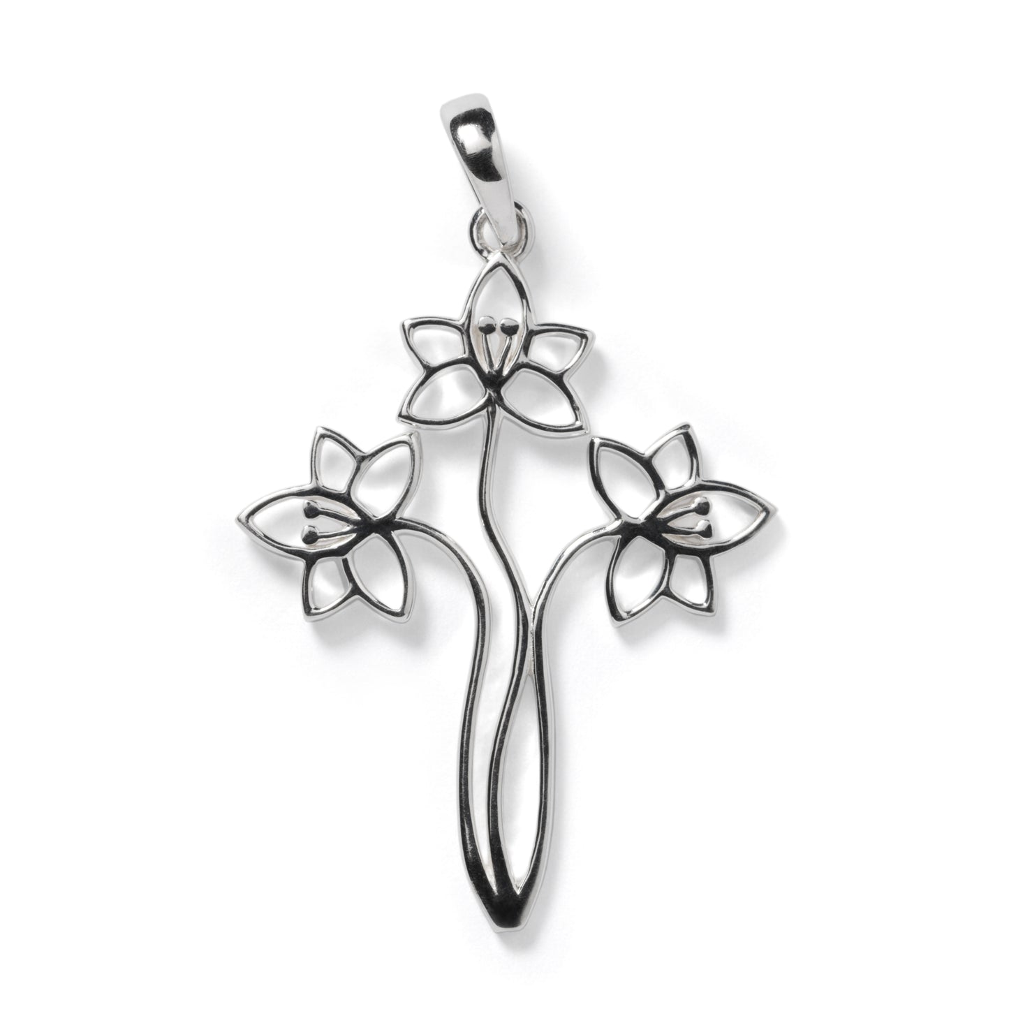 Southern Gates® Lily Cross Pendant