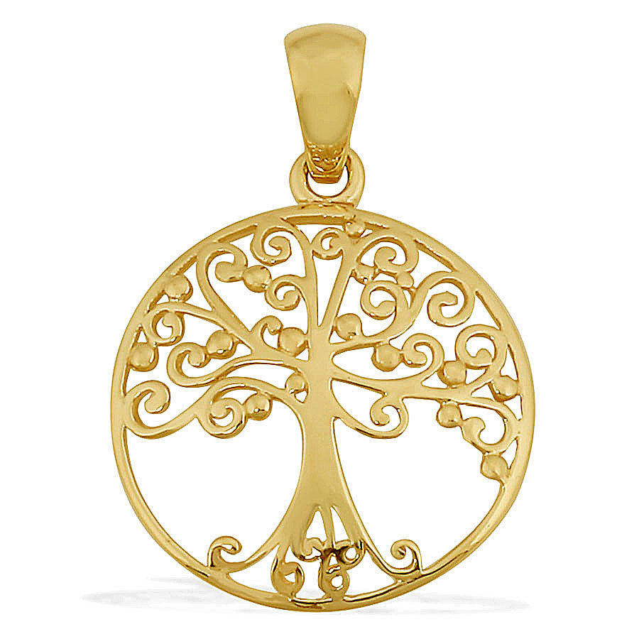Southern Gates® 14k Gold Oak Tree Pendant