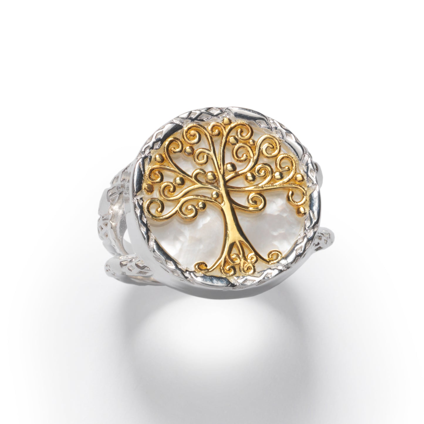 Southern Gates® Mother of Pearl Gold Oak Tree Ring