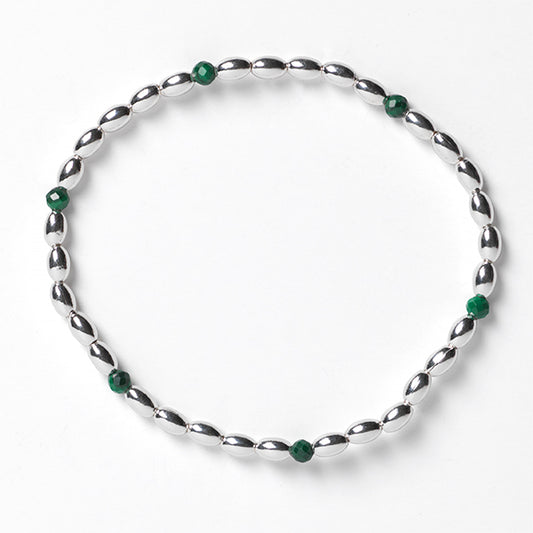 Southern Gates® Stretchy Ricebead Bracelet with Stones