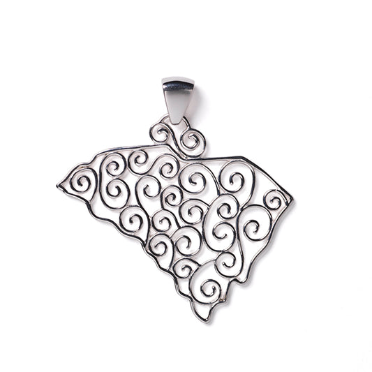 Southern Gates® Filagree  South Carolina State Pendant