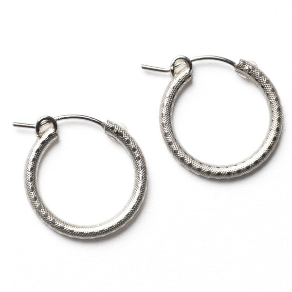 Sterling Silver Hoop Earring 18mm