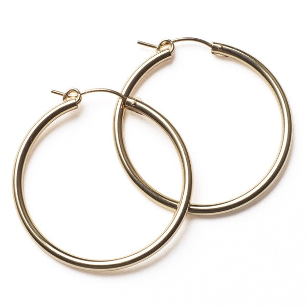 Gold Filled Hoop Earring 34mm