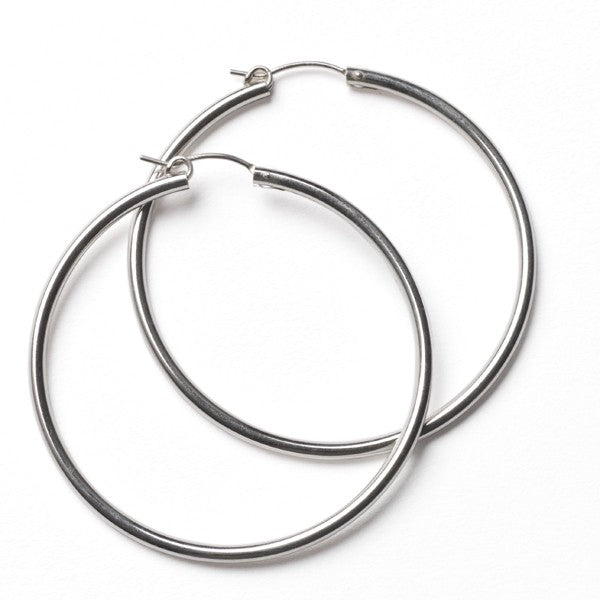 Sterling Silver Hoop Earring 50mm