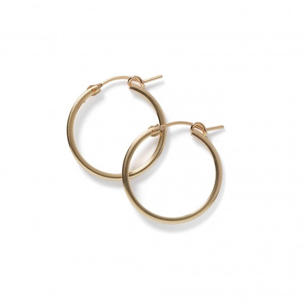 Gold Filled Squared Hoop Earring 23mm