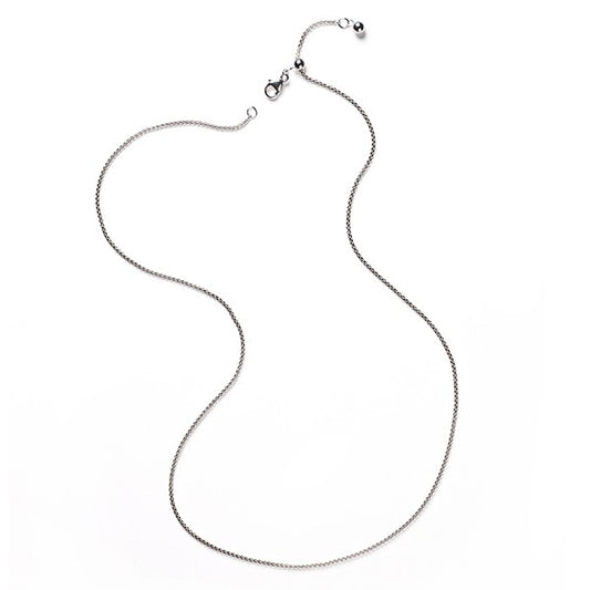 Sterling Silver 1.2mm Rounded Box with Smartbead