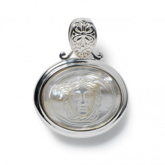 Mother of Pearl Medusa Intaglio