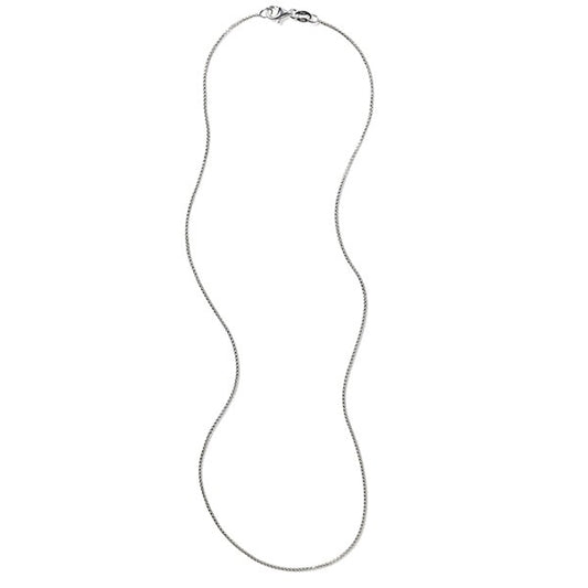 Sterling Silver 1mm Rounded Box Chain