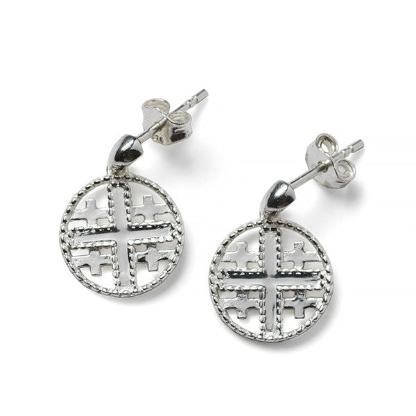 Southern Gates® Jerusalem Cross Stud Earrings