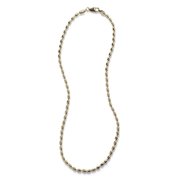 Gold Plated 3mm Ricebead Chain