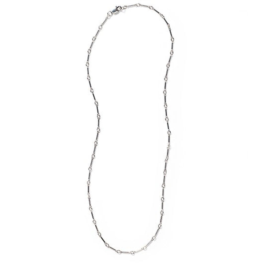 Sterling Silver 1mm Tiny Bar Chain