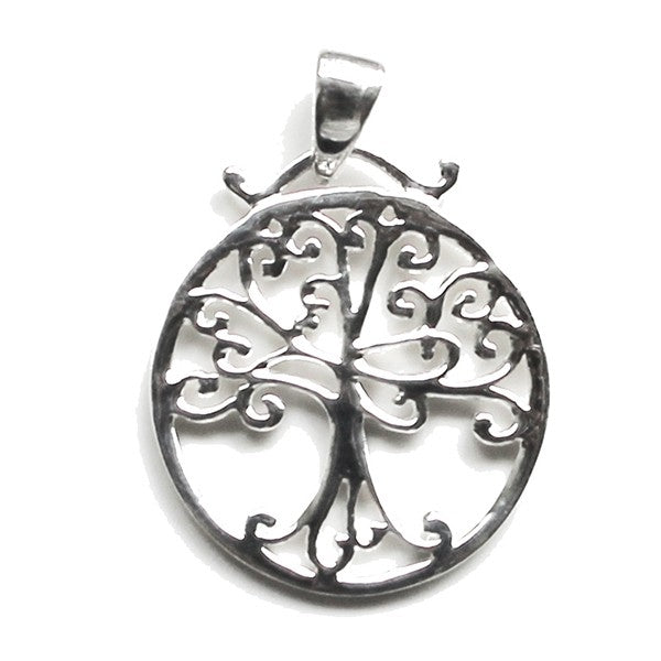 Southern Gates® Flat Round Oak Tree Pendant