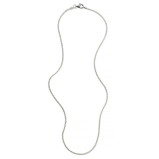 Sterling Silver 1.5mm Diamond Cut Rope Chain