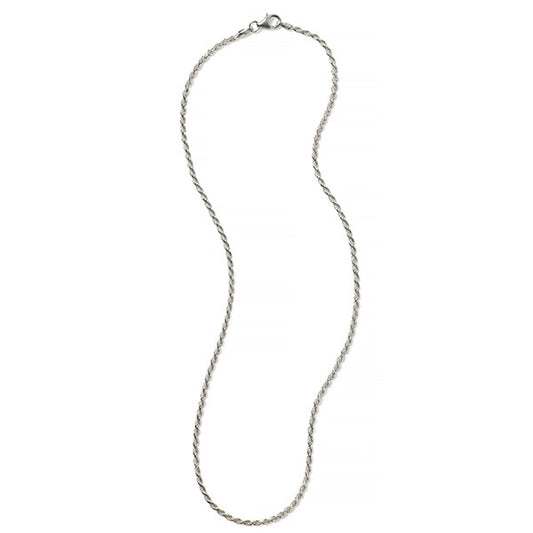 Sterling Silver 2mm Diamond Cut Rope Chain