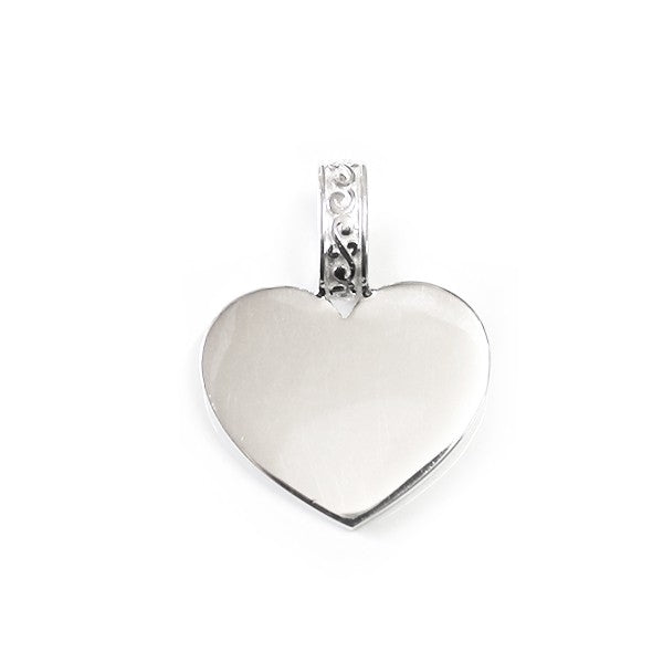 Southern Gates® Solid Flat Heart Pendant
