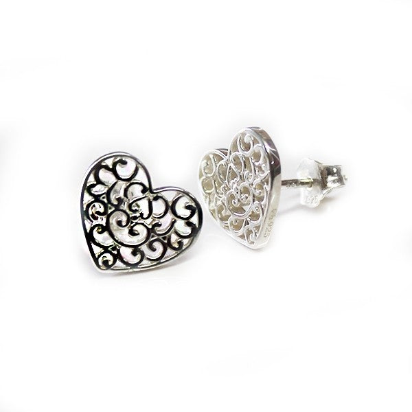 Southern Gates® Everlasting Heart Stud Earrings