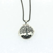 Load image into Gallery viewer, Beyond Southern Gates Silver Southern Oak Tree of Life Locket
