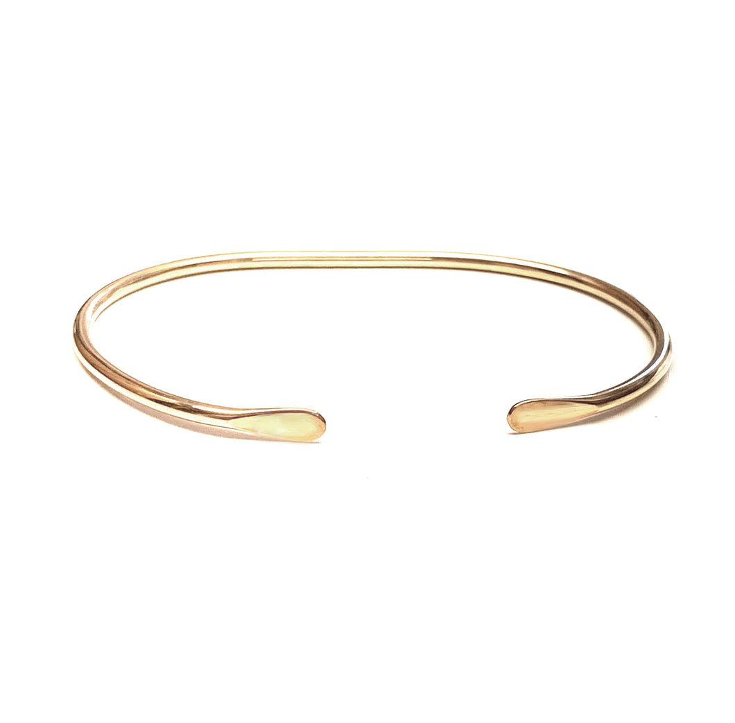 Cuff Bracelet with Flat Ends,  2MM-Retired