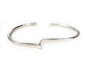 Beyond Southern Gates® Sterling Silver Cuff Bracelet with Flat Ends and Twisted Center