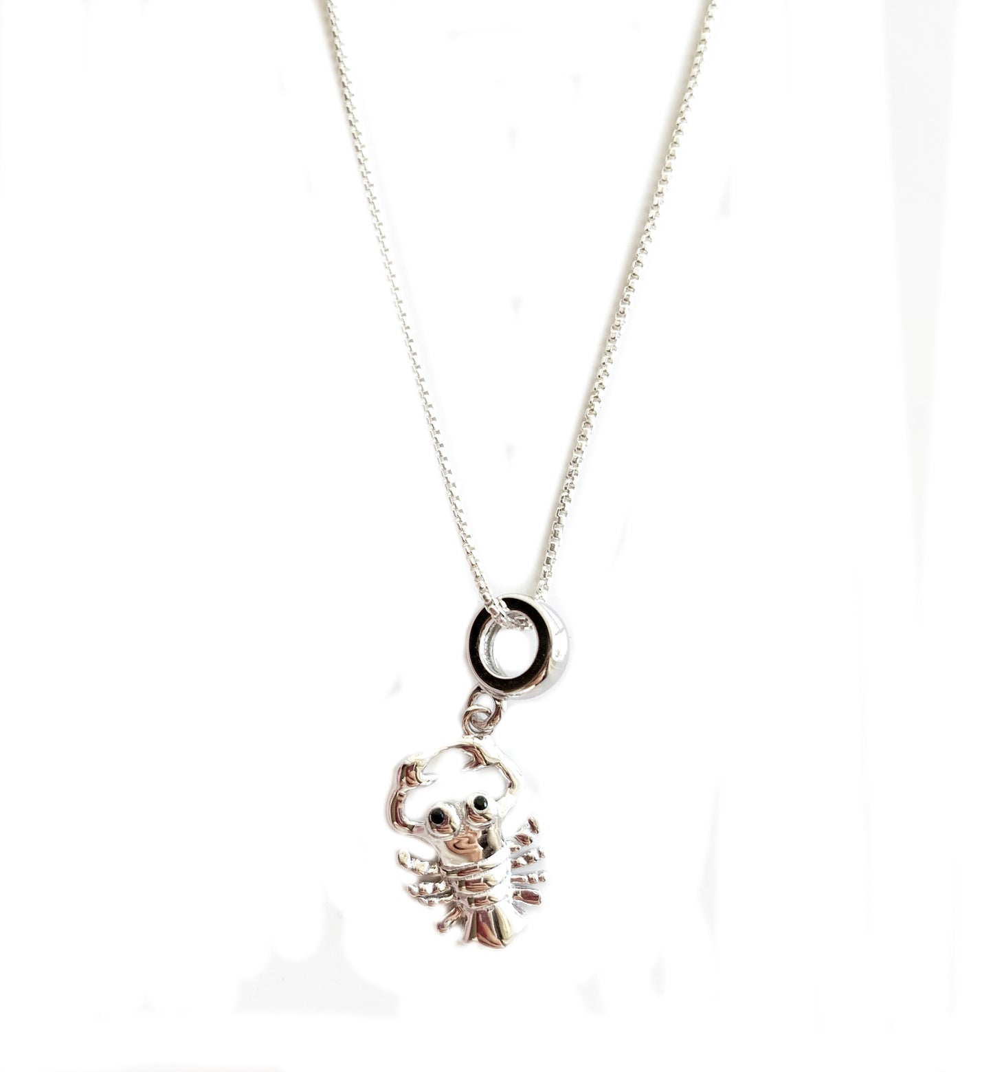 Beyond Southern Gates® Sterling Silver Crab Necklace