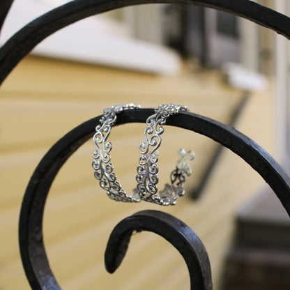 Southern Gates® Filigree Hoop Earrings