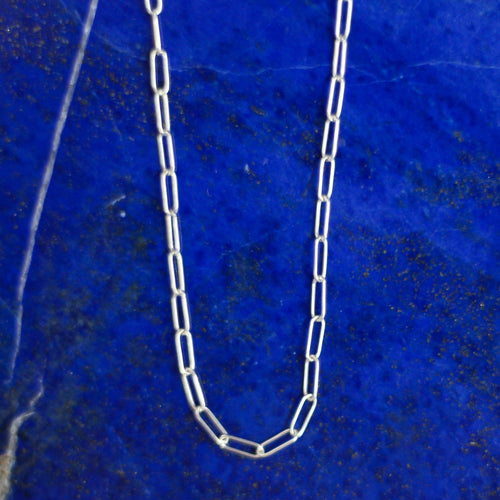 Beyond The Gate Silver Dainty Paperclip Chain