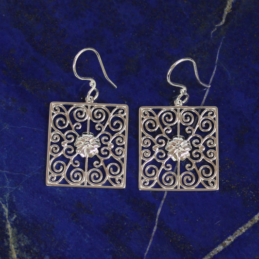 Beyond Southern Gates Terrace Flower Gate Earrings