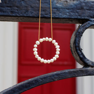 Grace Round Pearl Necklace-Sample