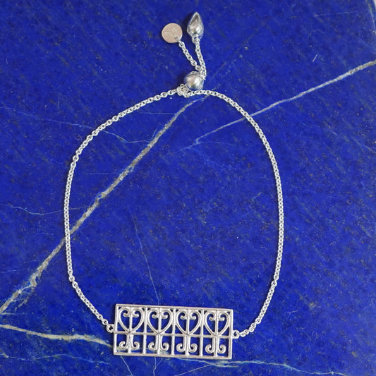 Estate Filigree Bar Bracelet - Sample