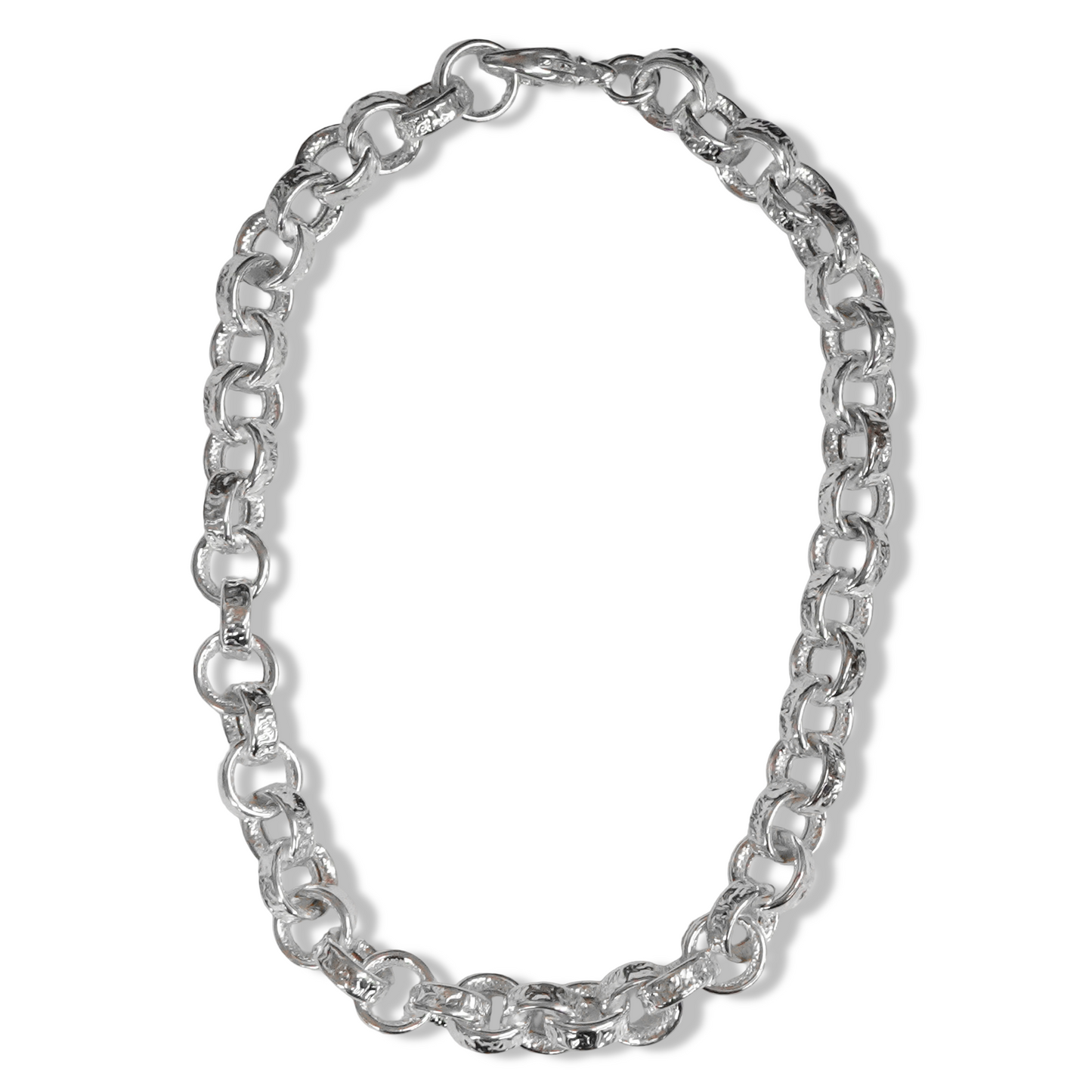 Textured Circle Necklace