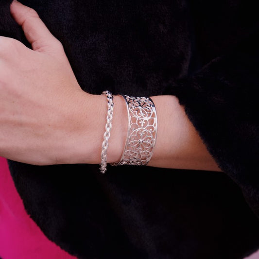 Southern Gates® Heart Scroll Cuff Bracelet