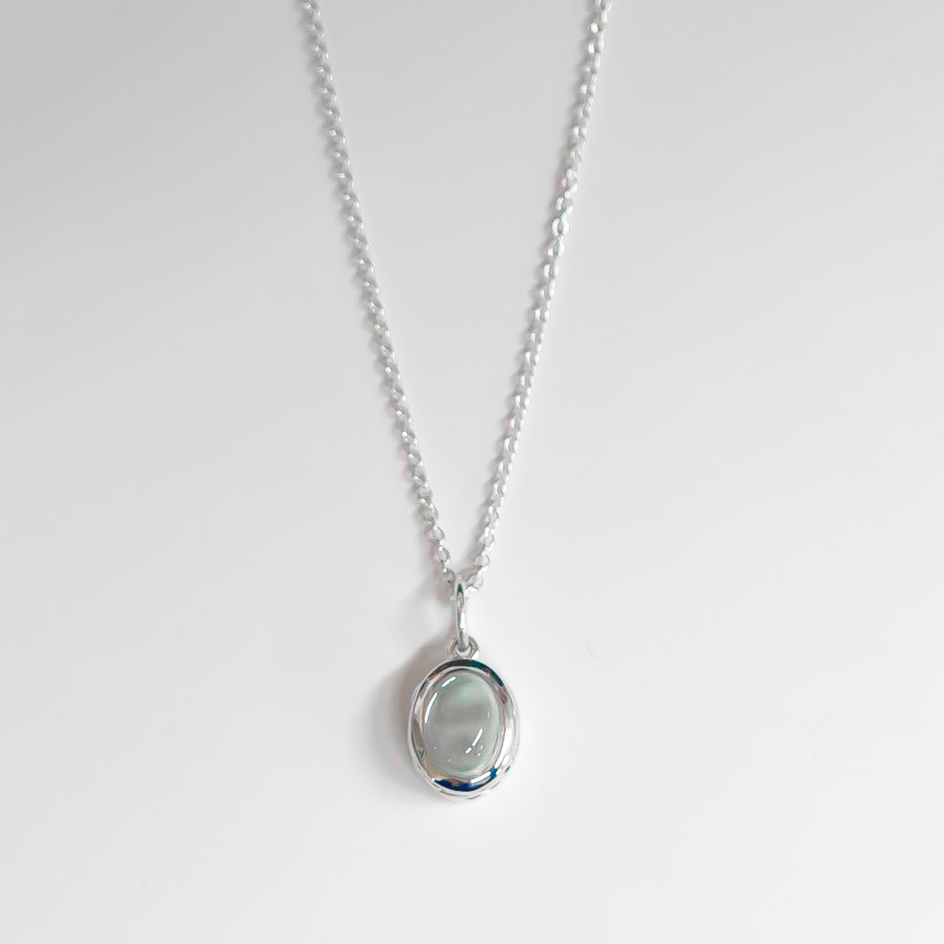 Classic Blue Topaz Necklace - Sample