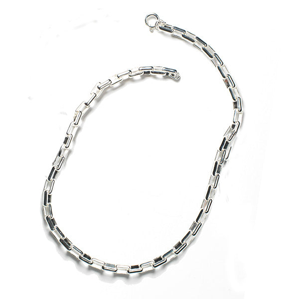Contemporary Elongated Box Chain Bracelet- Retired