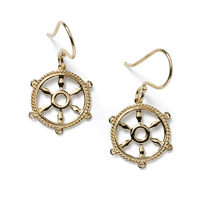 Southern Gates® Ships Wheel Earrings
