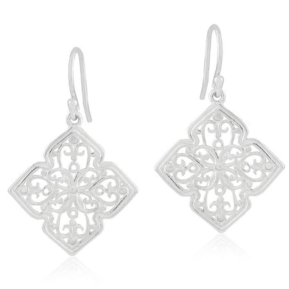 Southern Gates® Four Petal Scroll Earrings