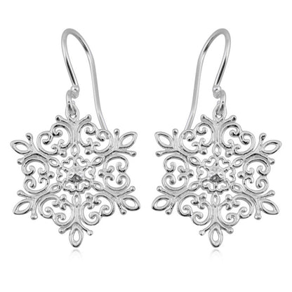 Southern Gates® Pointed Snowflake Earrings