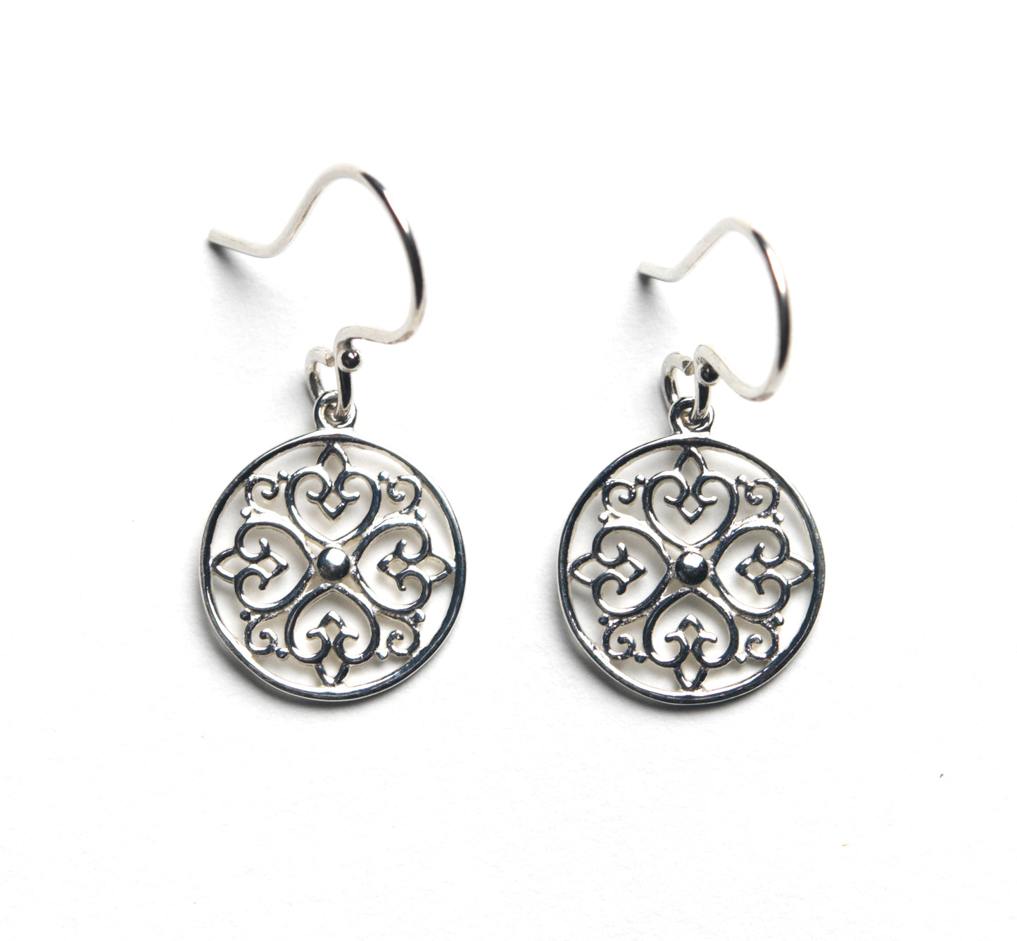 Southern Gates® Round Heart Design Earrings