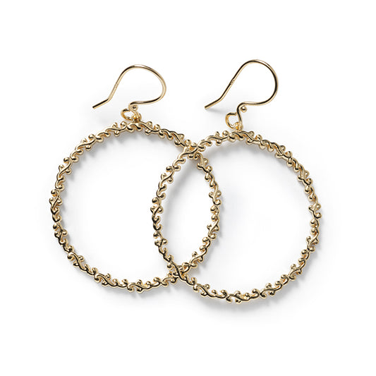 Southern Gates® Open Vine Circle Earrings