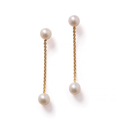Southern Gates®   Ariel 2 Pearl Station Earrings
