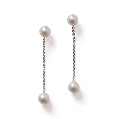 Southern Gates®   Ariel 2 Pearl Station Earrings