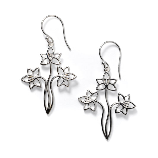 Southern Gates® Lily Cross Earrings