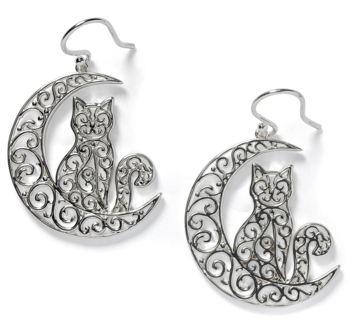 Southern Gates® Cat and Moon Earrings