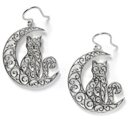 Southern Gates® Cat and Moon Earrings