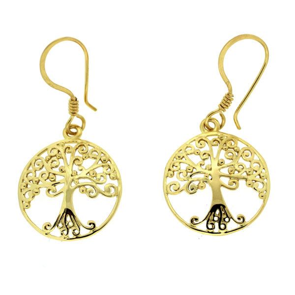Southern Gates® 14k Gold Oak Tree Earrings