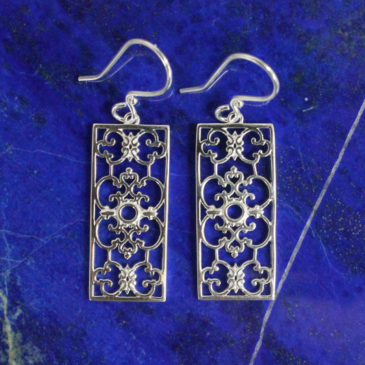 Beyond Southern Gates Silver Terrace Romance Earrings