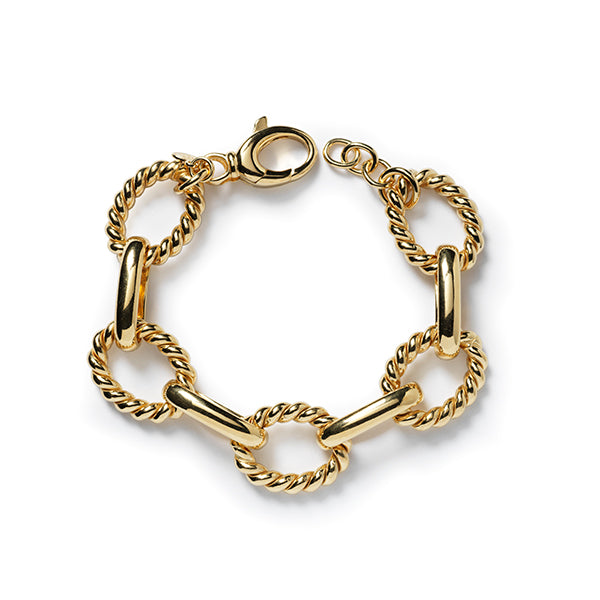 Beyond Southern Gates Contemporary Rosa Bracelet, Gold Plated