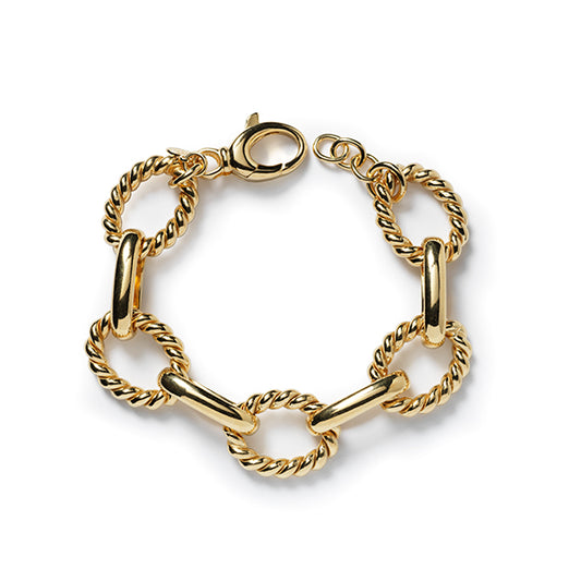 Beyond Southern Gates Contemporary Rosa Bracelet, Gold Plated